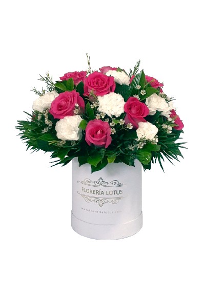 Box mediano de rosas