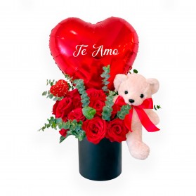 Combo de Peluche y Rosas